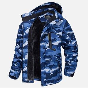 MAGCOMSEN Camo Ski Jacket Size 2XL